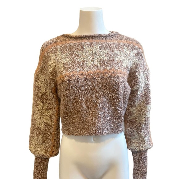 NWOT FREE PEOPLE Snowflake Sweater, size extra small - Picture 2 of 13